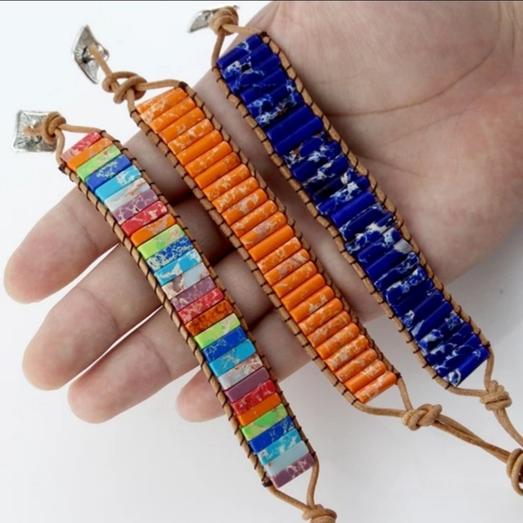 Handmade Stone Chakra Bracelet - Picture 3 of 3